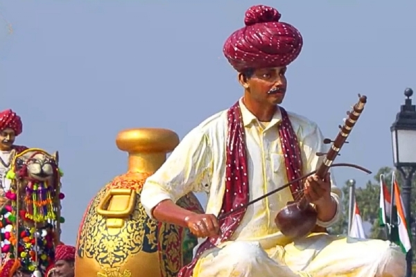 राजस्थान की उस्ता कला पर आधारित झांकी