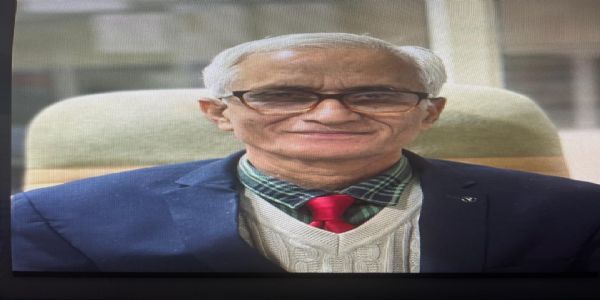 प्रो. एस.के. शर्मा बागवानी विज्ञाने लाइफ टाइम अचीवमेंटसम्माननेन सम्मानितः