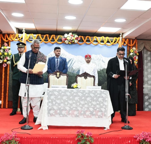 Governor administered oath