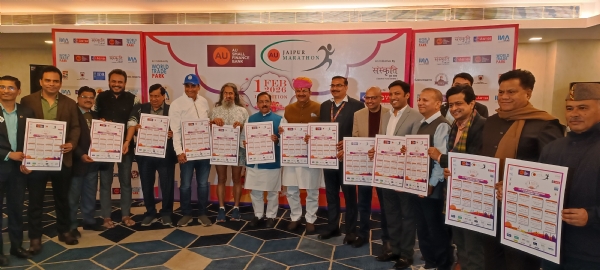 जयपुर एयू जयपुर मैराथन 2026 के लिए तैयार, एक माह चलेगा फिटनेस महाअभियान
