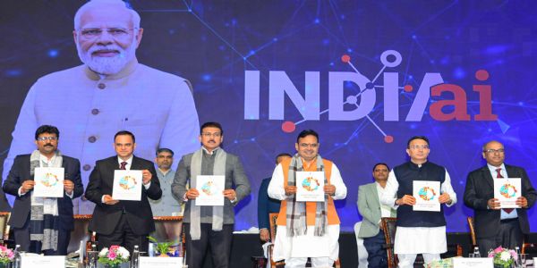 मुख्यमंत्री भजनलाल शर्मा विमोचिता राजस्थान एआई-एमएलयोजना 2026 अथ च राष्ट्रियः एआई साक्षरता कार्यक्रमः