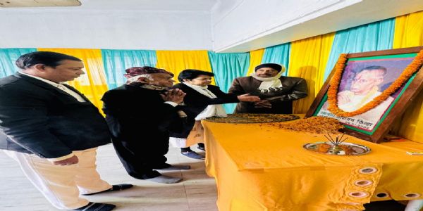 पूर्णियानगरस्य प्रथम-विधायकाय स्वर्गीयकमल–देवनारायण–सिंहाय पुण्यतिथौ श्रद्धया श्रद्धाञ्जलिः अर्पिता