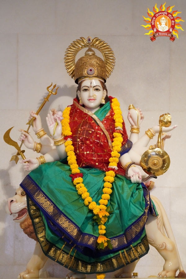 राम मंदिर प्रतिष्ठित जगज्जननी मां भगवती