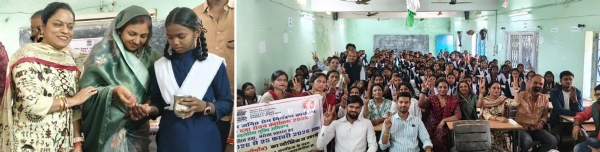 राष्ट्रीय फाइलेरिया उन्मूलन कार्यक्रम के तहत बिलासपुर में  सामूहिक दवा सेवन अभियान