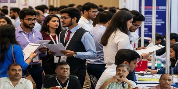 जबलपुर-नगरे स्थिते प्रधानमन्त्री-कॉलेज-ऑफ़-एक्सीलेंस-संस्थायाम् अद्य युवा-संगम कार्यक्रमः आयोज्यते