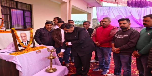 हिमाचलस्य प्रख्यात समाजसेवाय रक्तदानेन श्रद्धांजलिः, 95 यूनिटमितं रक्तं एकत्रितम्