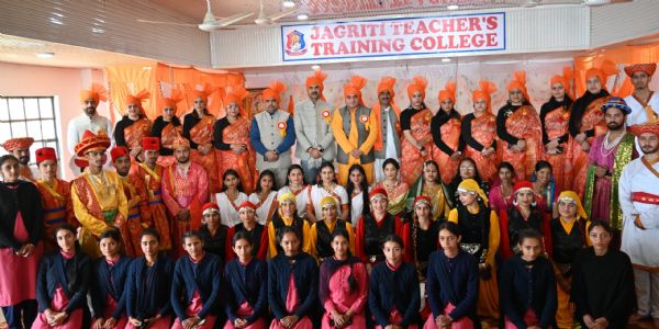 मंड्याः जागृतिमहाविद्यालये शिवाजी जयंती सोत्साहं समाचरिता