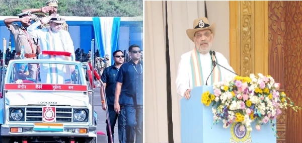 असमः सीआरपीएफ की स्थापना दिवस के परेड का निरीक्षण एवं कार्यक्रम को संबोधित करते केंद्रीय गृह मंत्री अमित शाह