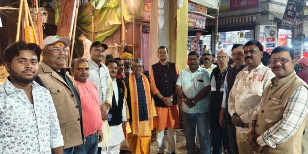 छपरायां मंडप पूजनेन सह रामनवमी शोभा यात्रायाः सज्जा शुभारब्धा