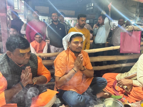 छपरा में मंडप पूजन के साथ रामनवमी शोभा यात्रा का तैयारी शुरू