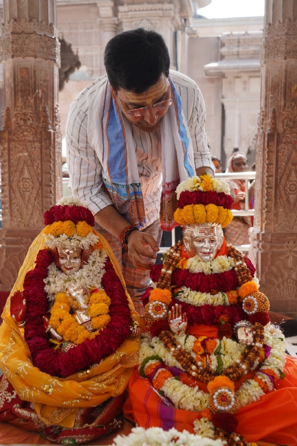 पंचबदन प्रतिमा का पूजन