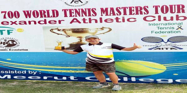 हिसारः - सीनियर टेनिसस्पर्धायां भारतस्य प्रथमः क्रीडको जातः योगेश कोहली