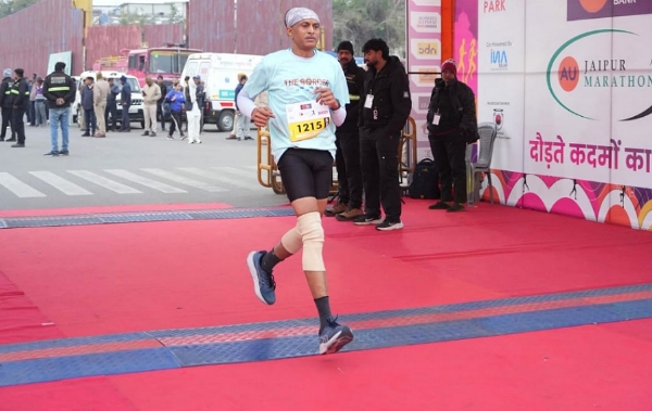 58 की आयु में 42.195 किमी की मैराथन पूरी कर रेलवेकर्मी ने कोटा व रेलवे का नाम किया गौरवान्वित