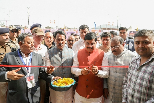 इंदौर में ऑल इंडिया दाल मिल एसोसिएशन के सम्मेलन में प्रदर्शनी का शुभारंभ