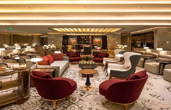 नई दिल्ली एयरपोर्ट पर एयर इंडिया का नया महाराजा लाउंज का फोटो नई दिल्ली एयरपोर्ट पर एयर इंडिया का नया महाराजा लाउंज का फोटो