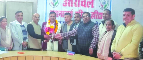 बैठक के दौरान शिक्षकगण