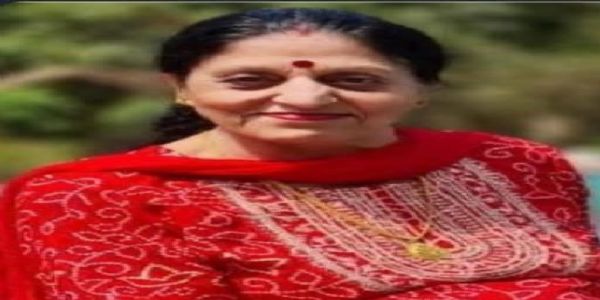 काङ्ग्रेसस्य वरिष्ठनेतुः सुरेन्द्र–लाम्बाया: धर्मपत्न्या: बृज–लाम्बायाः निधनम्