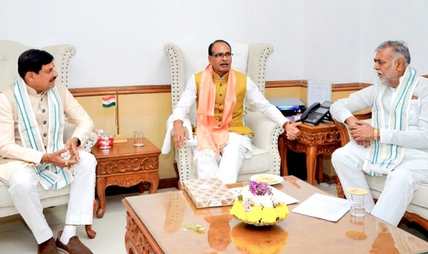 केन्द्रीय कृषि मंत्री शिवराज सिंह चौहान से मिले मप्र के मुख्यमंत्री मोहन यादव