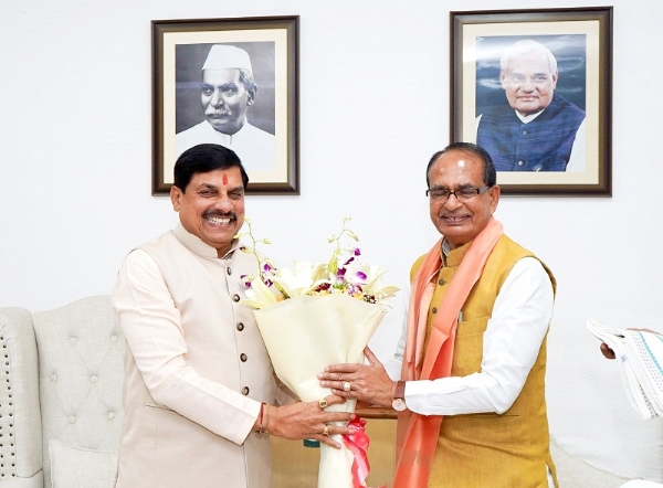 केन्द्रीय कृषि मंत्री शिवराज सिंह चौहान से मिले मप्र के मुख्यमंत्री मोहन यादव