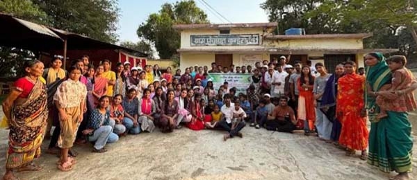 कुम्हारवंड में आयोजित एनएसएस की सात दिवसीय शिविर का हुआ समापन