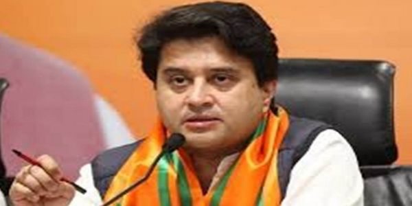 मध्यप्रदेशे केन्द्रीय-मन्त्री ज्योतिरादित्य-सिन्धिया अद्य गुना-जनपदस्य प्रवासे