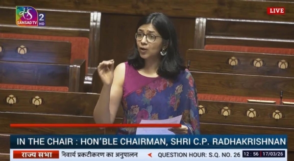 आम आदमी पार्टी से राज्यसभा सांसद स्वाति  मालिवाल