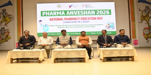 प्रो.एम.एल.श्रॉफ जयंती-संदर्भे एस.बी.यू.मध्ये फार्मा-अन्वेषणम् आयोज्यते