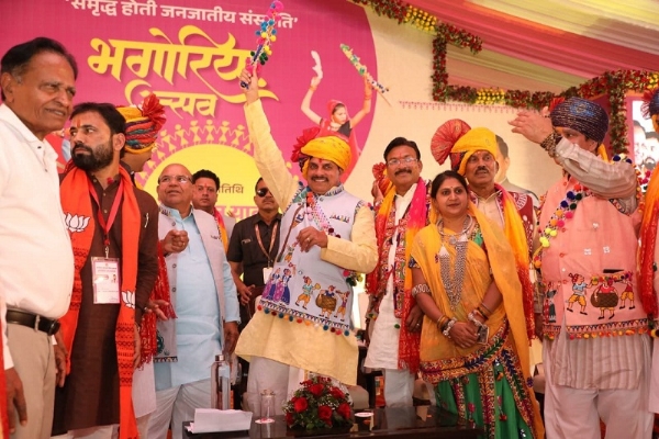 भगोरिया पर्व में में शामिल हुए मुख्यमंत्री डॉ. यादव