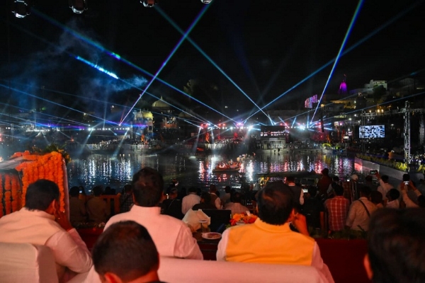 धर्मनगरी उज्जैन में राम घाट पर आयोजित भव्य सृष्टि आरम्भ उत्सव धर्मनगरी उज्जैन में राम घाट पर आयोजित भव्य सृष्टि आरम्भ उत्सव