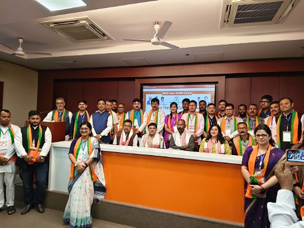 অসম বিধানসভা নিৰ্বাচন ২০২৬ ক লক্ষ্য কৰি বিজেপি অসম প্ৰদেশৰ সংবাদ বিভাগৰ কৰ্মশালাৰ আয়োজন কৰা দৃশ্য়