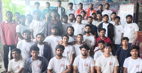 शिविर समापन के अवसर पर शिविर समापन के अवसर पर