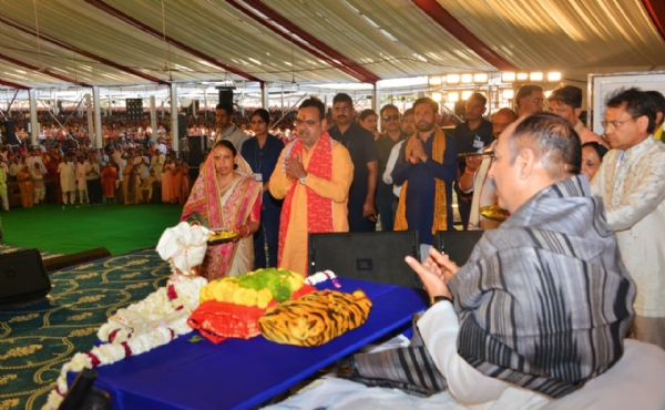 शिव व शक्ति के संगम से बढ़ा आध्यात्मिक ऊर्जा का संचार:मुख्यमंत्री  भजनलाल शर्मा