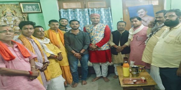 19 अप्रैल तमे दिनांके निर्गमिष्यति भव्या परशुरामशोभायात्रा