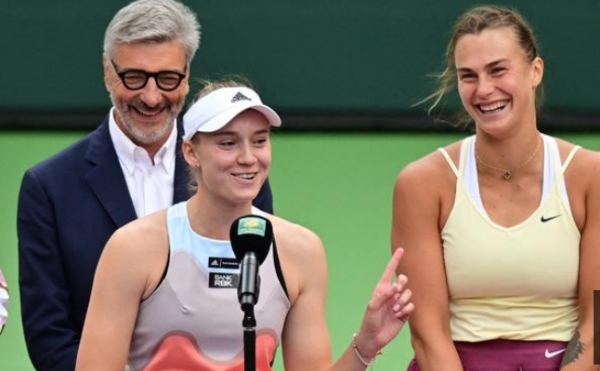 वर्ल्ड नंबर-1 आर्यना सबालेंका और दुनिया की नंबर-2 खिलाड़ी एलेना राइबाकिना