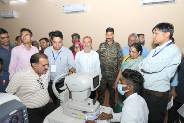 सक्षम संस्था जयपुर द्वारा जयपुर शहर में एक दिवसीय नेत्र जांच महा शिविर का आयोजन