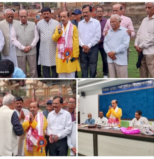 Image of the Independent Candidate Kushal Kumar Sharma’s Campaign in New Guwahati.