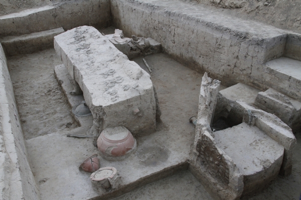 बागपत जिले में सादिकपुर सिनाैली साइट की खुदाई में मिला रथ