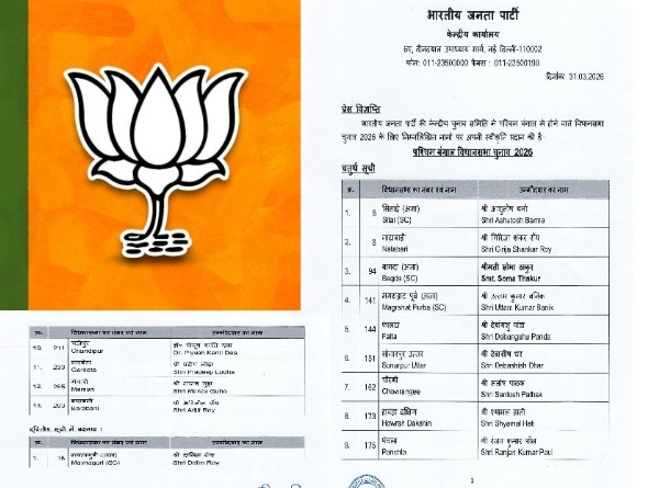 भाजपा लिस्ट