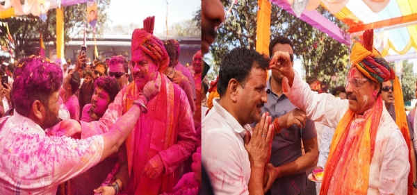 मुख्यमंत्री डॉ. मोहन यादव ने मुख्यमंत्री निवास में नागरिकों के साथ होली का पर्व हर्षोल्लास से मनाया। मुख्यमंत्री डॉ. मोहन यादव ने मुख्यमंत्री निवास में नागरिकों के साथ होली का पर्व हर्षोल्लास से मनाया।