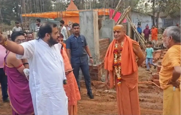 द्वारिका पीठ के शंकराचार्य स्वामी सदानंद सरस्वती ने किया निरीक्षण