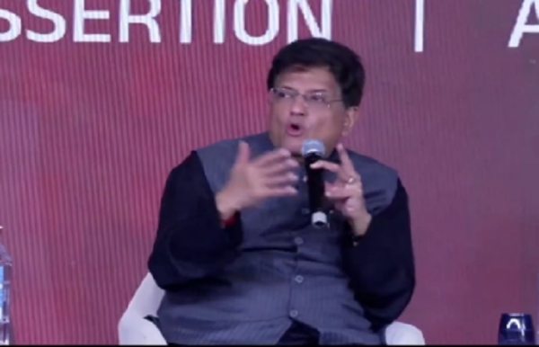 रायसीना संवाद 2026 को संबोधित करते पीयूष गोयल