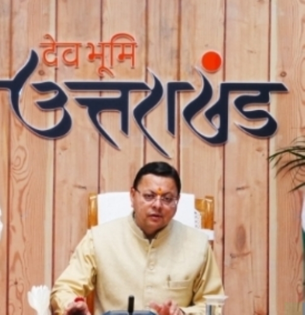 उत्तराखंड के मुख्यमंत्री पुष्कर सिंह धामी। उत्तराखंड के मुख्यमंत्री पुष्कर सिंह धामी।