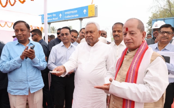 मुख्यमंत्री ने 542 करोड़ की लागत से बिहार संग्रहालय और पटना संग्रहालय को जोड़नेवाली सुरंग के कार्यारंभ के मौके पर