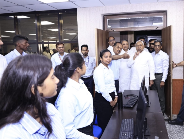 बिपार्ड स्किल पार्क के दक्षता भवन का मुख्यमंत्री ने किया निरीक्षण, अधिकारियों को दिये निर्देश