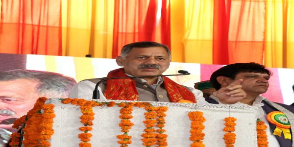 राज्यसर्वकारः प्रदेशस्य समग्रविकासाय प्रतिबद्धः - राजेशधर्माणी