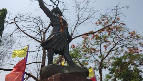 शिवपुरी में तात्या टोपे की प्रतिमा। फोटो - इंटरनेट मीडिया