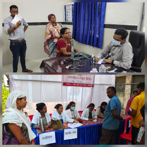 मुख्यमंत्री स्वस्थ बस्तर अभियान-अर्बन पीएचसी शिविर में 202 मरीजों  का हुआ उपचार