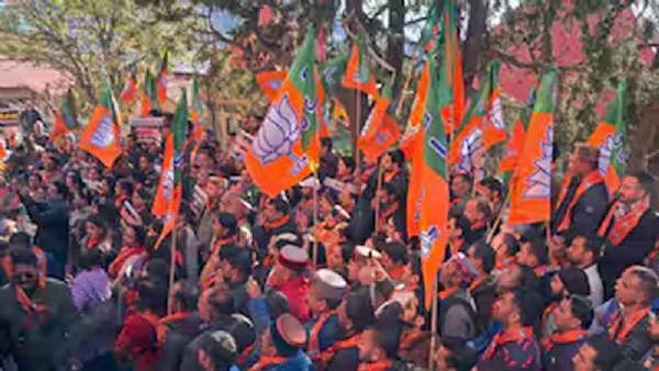 भाजपा की रैली फाइल फाेटाे
