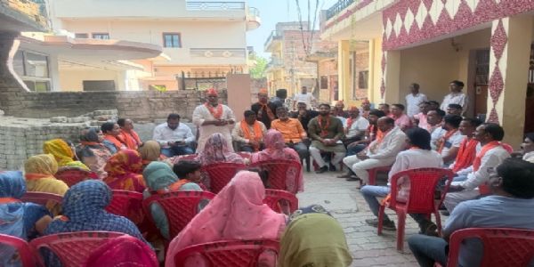 महिला सम्मेलने ग्रामाद्ग्रामात् प्राप्य प्रधानमंत्रिणःउद्देश्यं दृढीकृतम् - हंसराज विश्वकर्मा