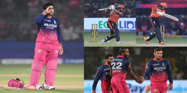 15 वर्षीयस्य वैभव सूर्यवंशिनः सोत्साहं निर्मितशतकं व्यर्थं, सनराइजर्स हैदराबादं राजस्थान रॉयल्सदलं 5 विकेटद्वारा पराजयत्